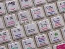 White Apple Logic Pro v9 Keyboard Stickers (OEM)